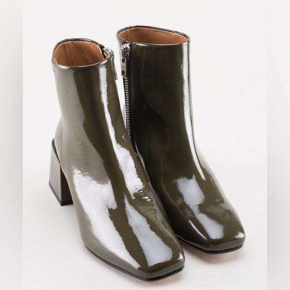 LOQ Lazaro ankle boot - patent bosque green size 37 - Picture 3 of 6